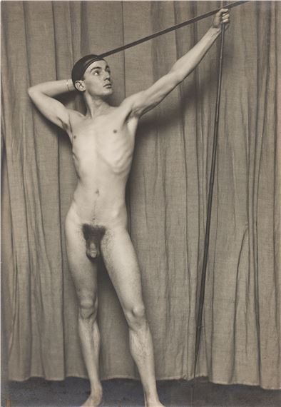 Portrait of George Platt Lynes, Paris (front view) - Man Ray