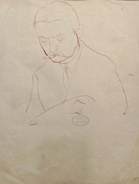 Artwork by Lucien Coutaud, Set of 3 works, Made of Mixed media on paper