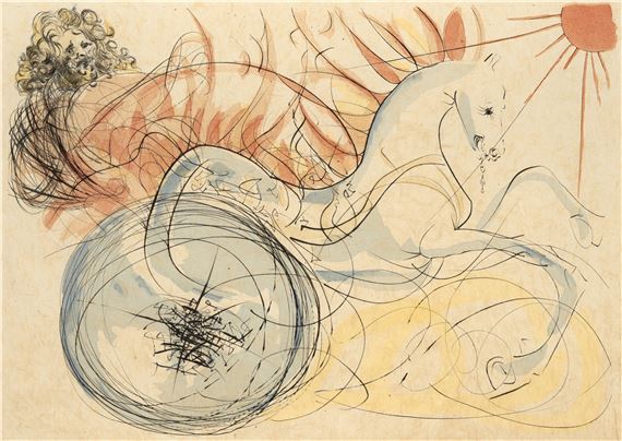 Elijah & The Chariot - Salvador Dalí