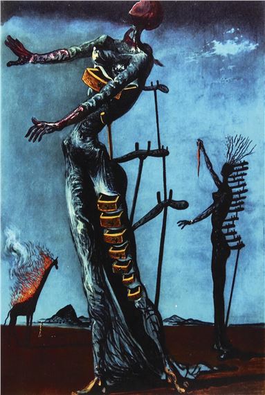 Burning Giraffe - Salvador Dalí