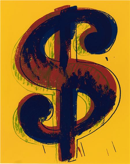 Dollar Sign - Andy Warhol