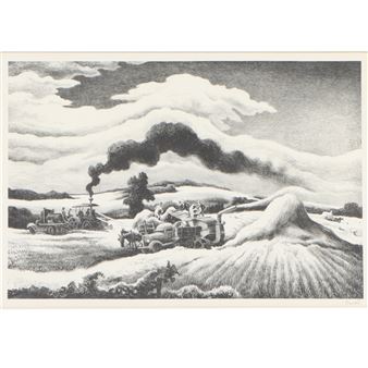 Threshing Picture