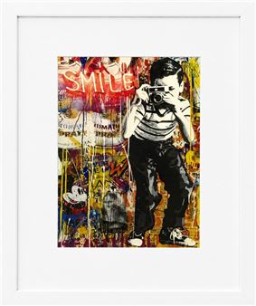 Smile, decorative print of the original after Banksy Picture