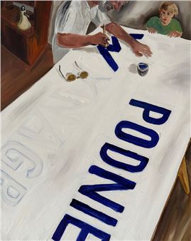 Installation view of Patryk Różycki exhibition at Museum of Modern Art in Warsaw.