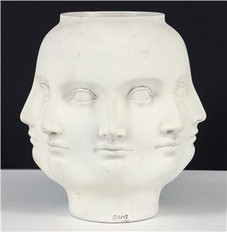 Perpetual Face Head Ceramic Vase Picture