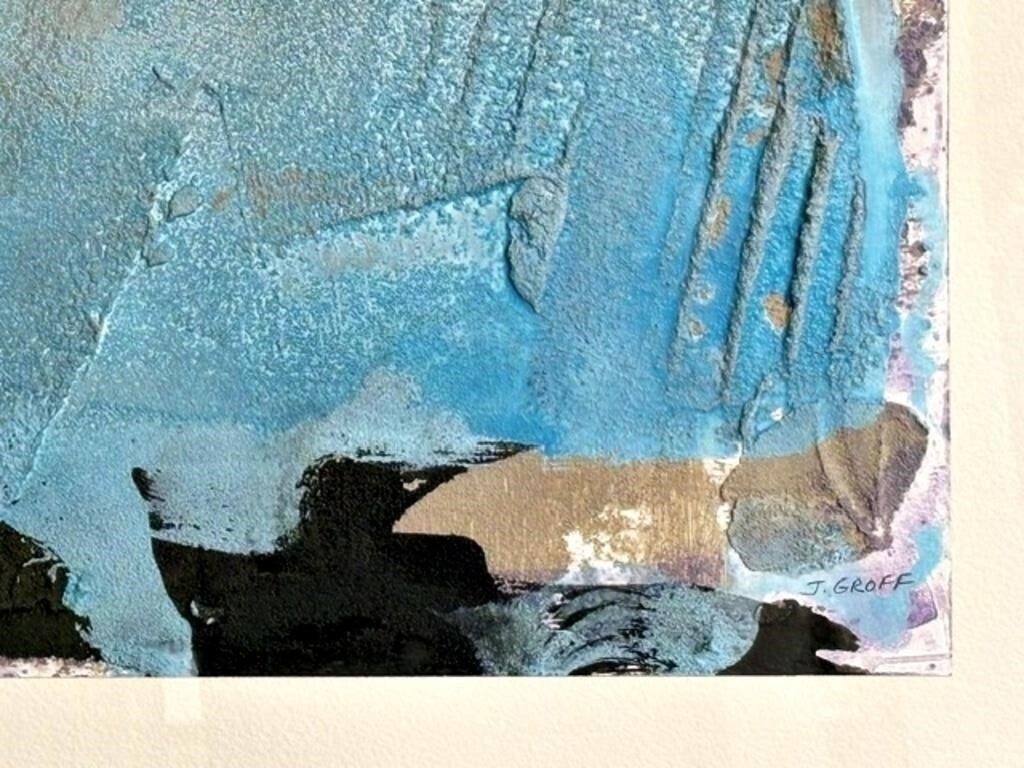 Artwork by James Groff, ABSTRACT MIXED MEDIA PAINTIING, Made of Mixed media painting on paper