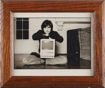 Steve Jobs Personally-Owned Macintosh Photograph, Gifted to His Father