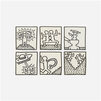 Six works from the Keith Haring: Tony Shafrazi portfolio Picture