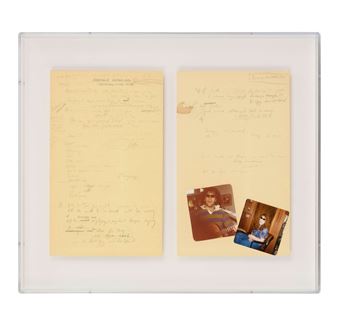 Original Handwritten EWF “Boogie Wonderland” Working Lyrics