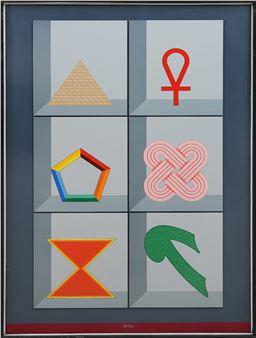 Lucio del Pezzo | 2,203 Artworks at Auction | MutualArt