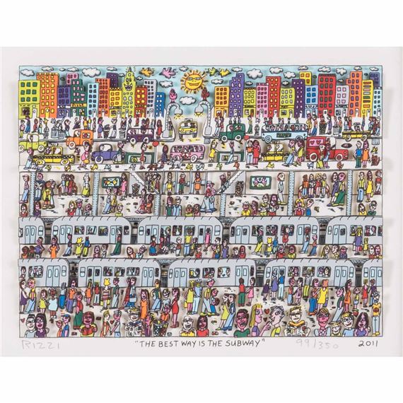 James Rizzi | ‚Triathlon' (1989) | MutualArt