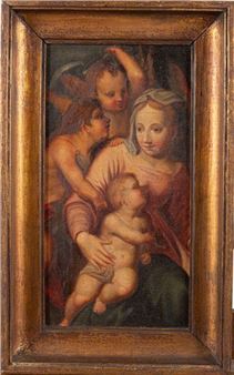 Virgin and Child, Saint John the Baptist, and an Angel Picture