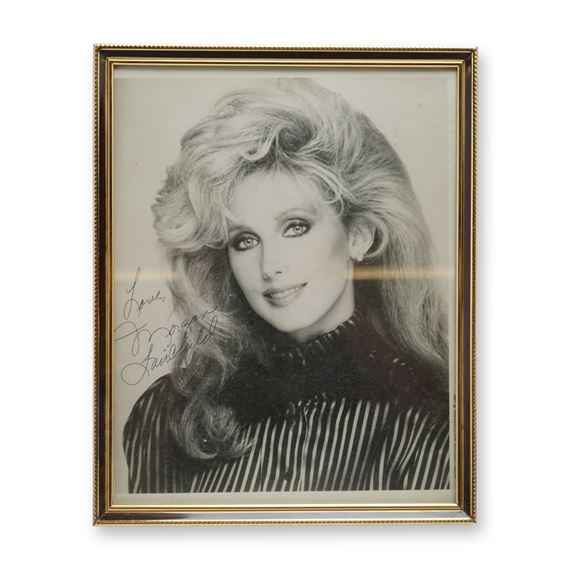 Morgan Fairchild Autographed 1982 Photograph by Harry Langdon - Harry Langdon