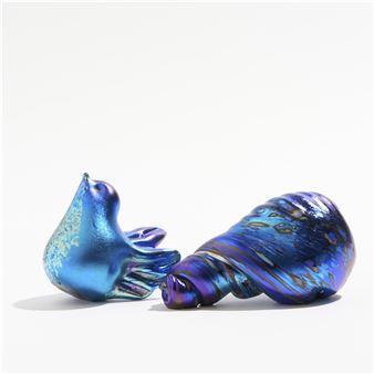 【お値下げ】Alan Fox作のガラスの置物 Alan Fox Market Data: Auction Results & Gallery Prices
