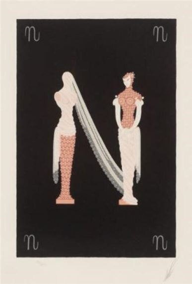 Erté | Erte - Three Faces (1974) | MutualArt