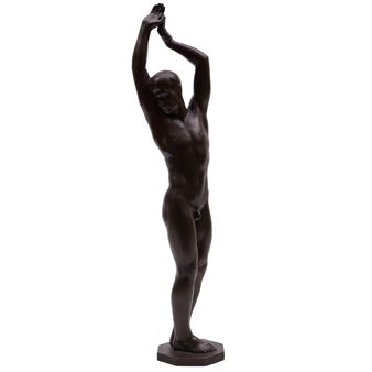 Standing Nude, Arms Raised