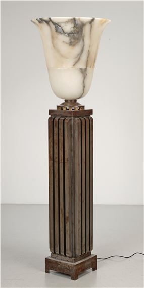 A floor lamp, in the style of Emile-Jacques Ruhlmann & Raymond Subes, c. 1930 - Émile-Jacques Ruhlmann