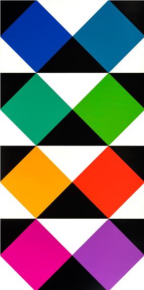 Max Bill | 1 bis 6 in drei Farben (1985) | MutualArt