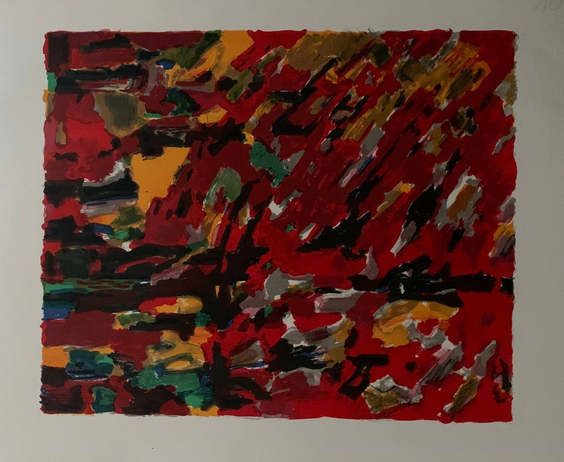 Alfred Manessier、Orage sur les Bles Alfred Manessier、Orage sur