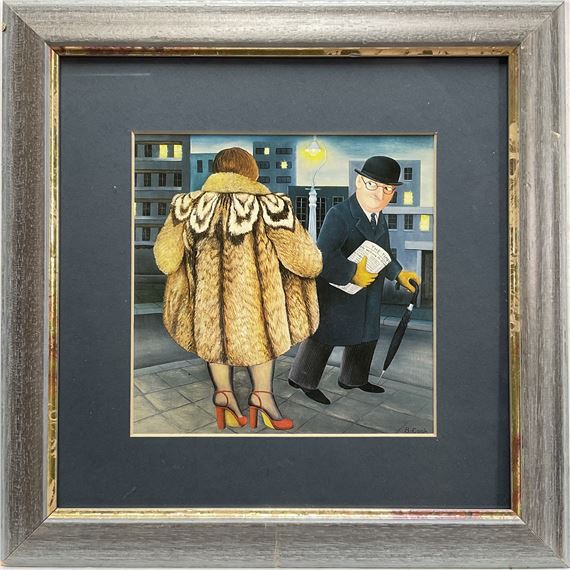 Beryl Cook | Bouncers (1991) | MutualArt