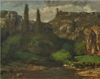 Le petit pêcheur, vallée de la Loue