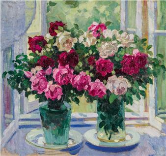 Roses by the window