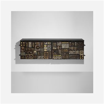 Sculpture Front wall-hanging cabinet