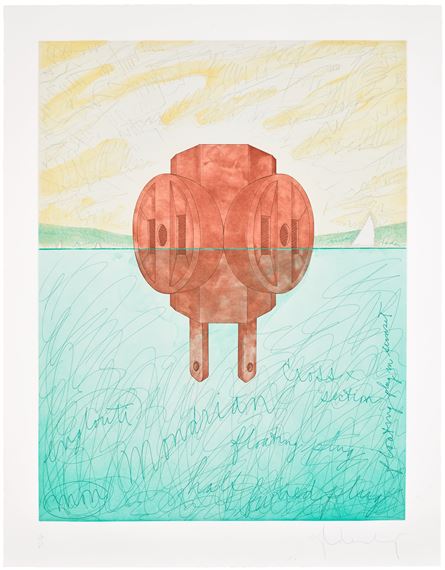 Floating Three-Way Plug (A. & P. 154) - Claes Oldenburg