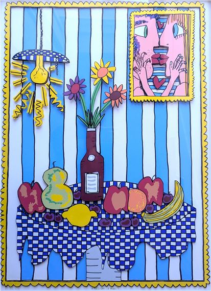 James Rizzi | TO CLOSE FOR COMFORT (1990) | MutualArt
