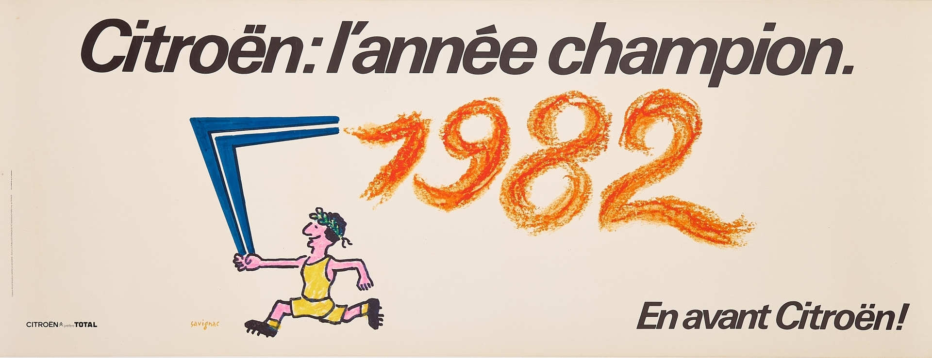 savignac crtroen vip poster 82年 Raymond Savignac Market Data: Auction Results & Gallery Prices