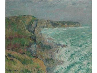 FALAISES D’YPORT EN HIVER, 1924