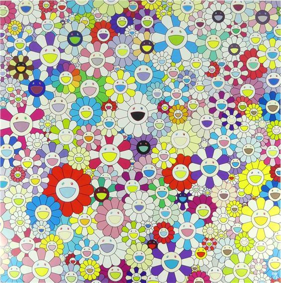 Takashi Murakami | Dragon Heads - Gold (2015) | MutualArt