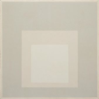 Study for Homage to the Square: White Call, 1962