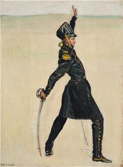 Jenenser Student. Auszug der Deutschen Studenten in den Freiheitskrieg von 1813, Einzelfigur, 1908