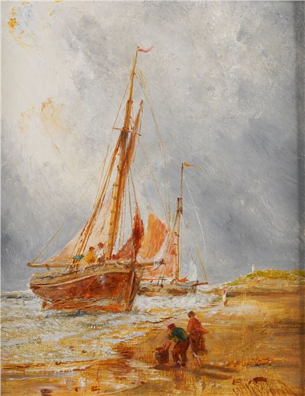 Landing the catch with a gathering storm beyond - William Joseph Julius Caesar Bond