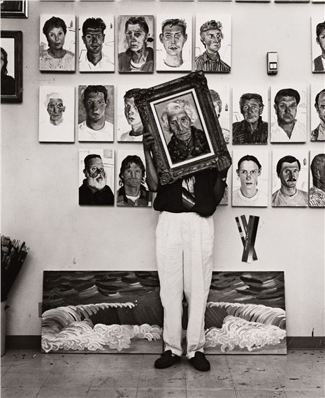 Portrait of David Hockney, Los Angeles. 1989. - Herb Ritts