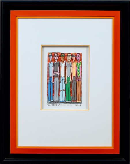 James Rizzi | RAIN, RAIN GO AWAY AND JUMP IN | MutualArt