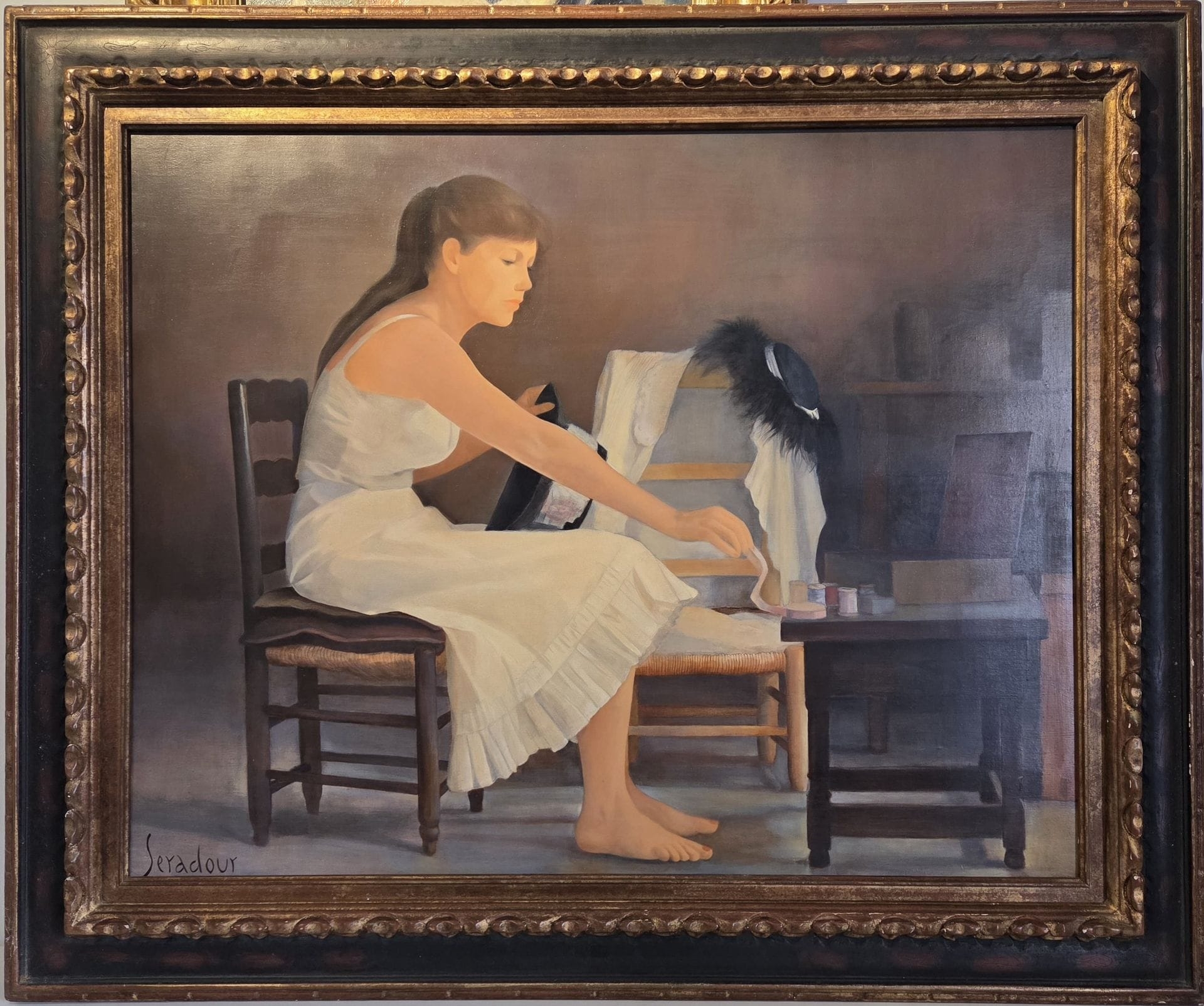 婦人画 ギィ・セラドール作 guy seradou 美術品 芸術品 Guy Séradour | 247 Artworks at Auction | MutualArt