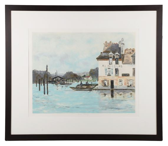 Alfred Sisley | L'allée des peupliers à Moret au bord du Loing