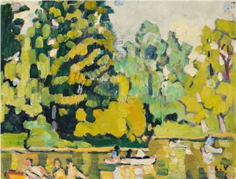 Barques sur le lac du Bois de Boulogne Picture