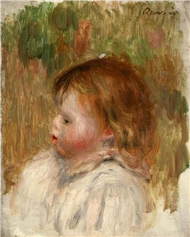 Portrait of a Child in Profile