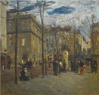 Parisian City Scene Picture