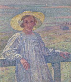 Jeune fille au chapeau de paille