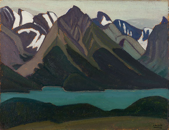 Mount Leah, Maligne Lake