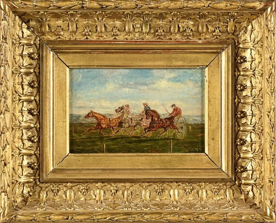 Domenico Pellegrini | Trotting Race | MutualArt