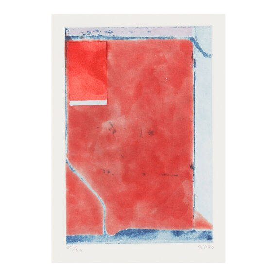 Richard Diebenkorn | Small Red, from Eight Color Etchings (1980 ...