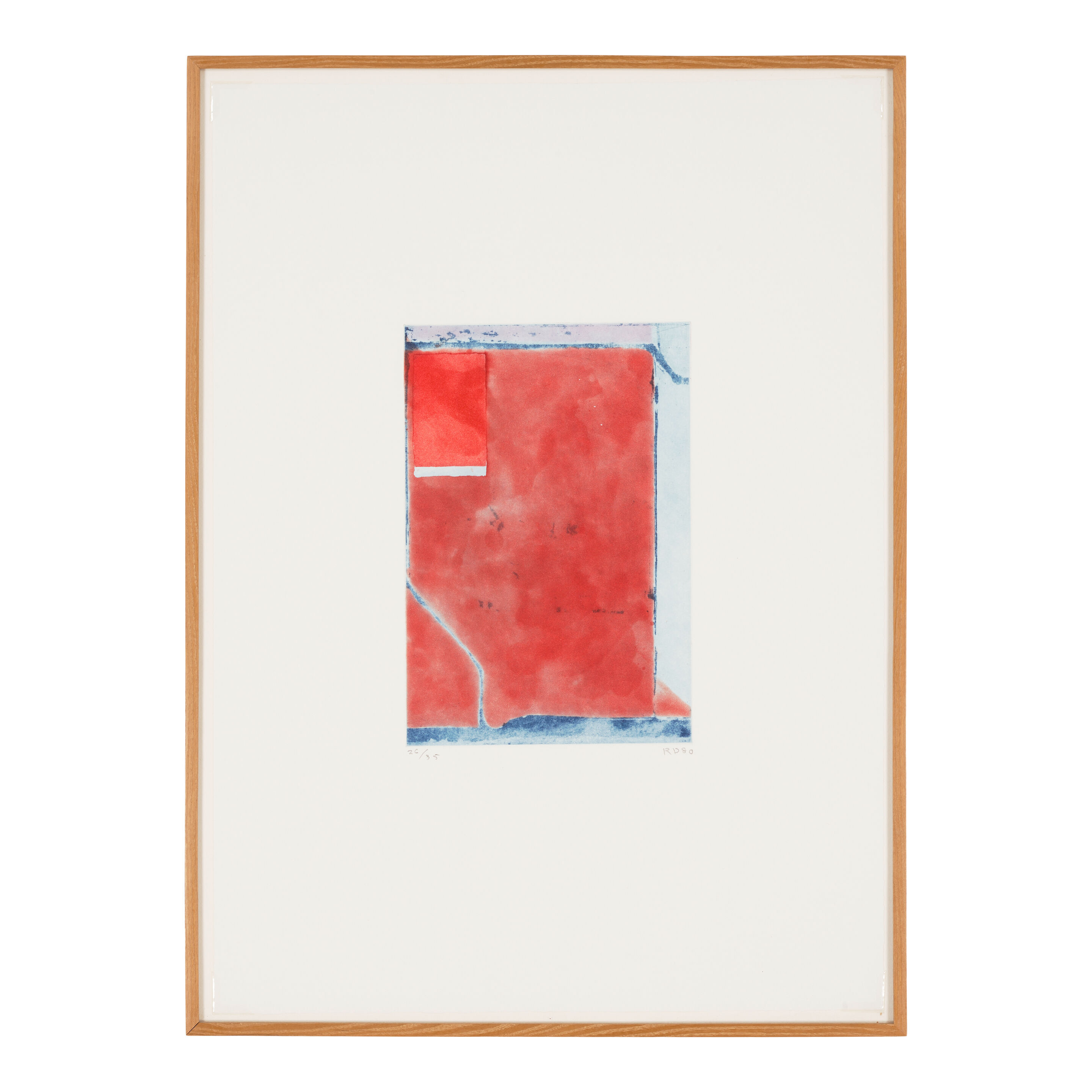 Richard Diebenkorn | Small Red, from Eight Color Etchings (1980 ...