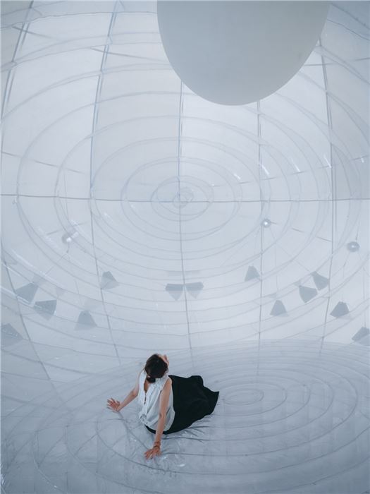 Inside installation view, Matrix, 2024. Courtesy: Zhu Yu Jia/ Taikang Art Museum
