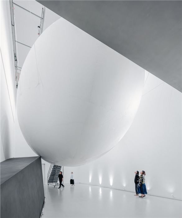 Outer installation view, Matrix, 2024. Courtesy: Zhu Yu Jia/ Taikang Art Museum