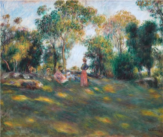 Pierre-Auguste Renoir, Paysage avec figures, 1890 to 1893